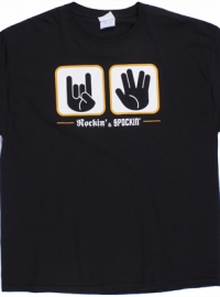 Majorgeeks.com - The Rockin' & Spockin' shirt